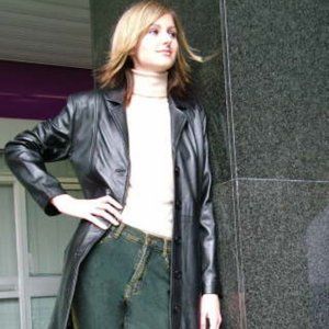 Full Length Lamb Leather Trench Coat